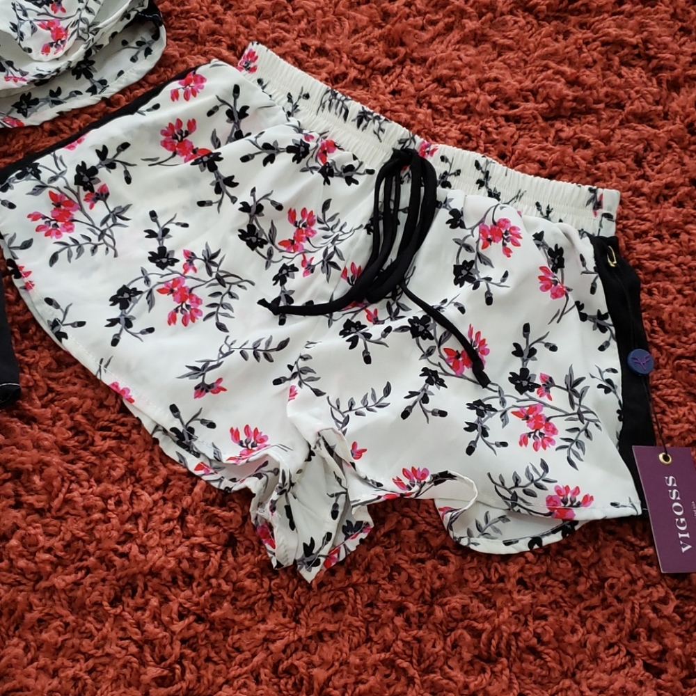 VIGOSS Floral Shorts Kids Size L